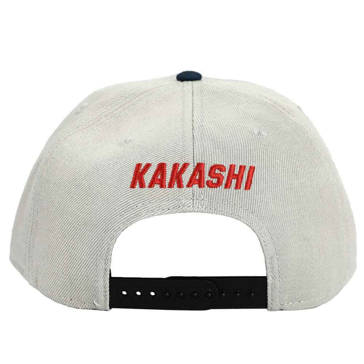 Naruto Kakashi Sharingan Pre-Curved Bill Snapback - Clothing
