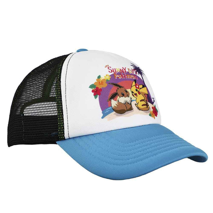 Pokemon Pikachu & Eevee Sunny Days Trucker - Clothing - Hats