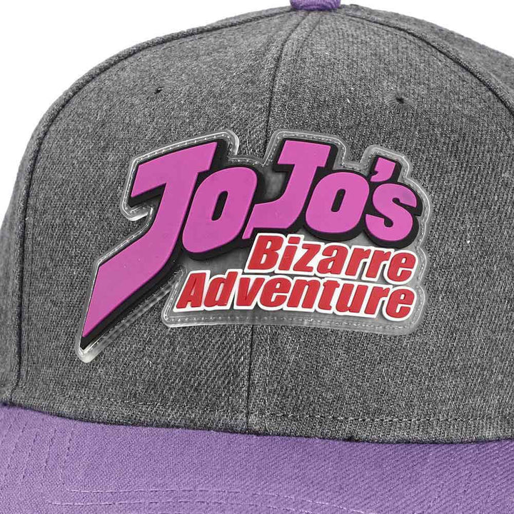 Jojo’s Bizarre Adventure Logo Pre-Curved Bill Snapback
