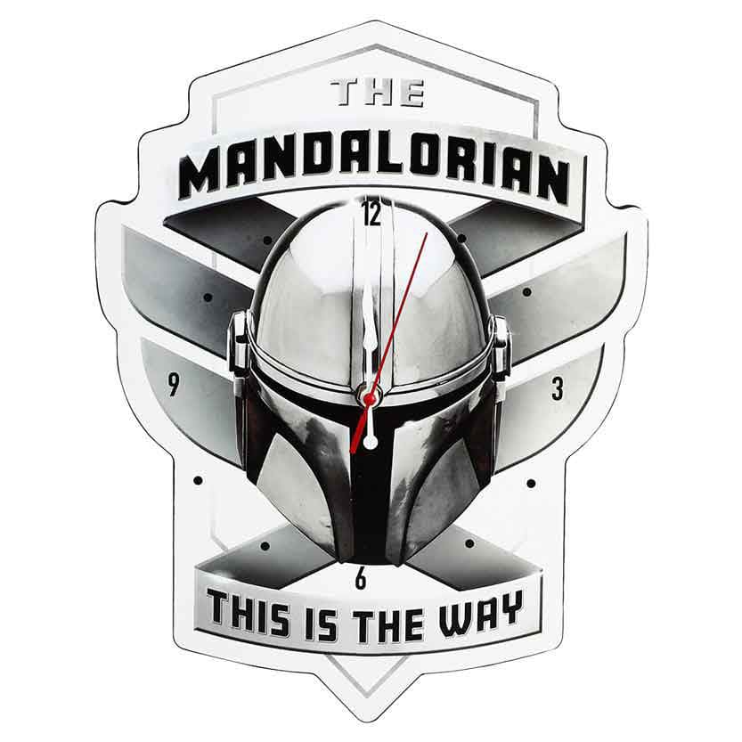 Star Wars The Mandalorian This Is The Way Wood Wall Clock -