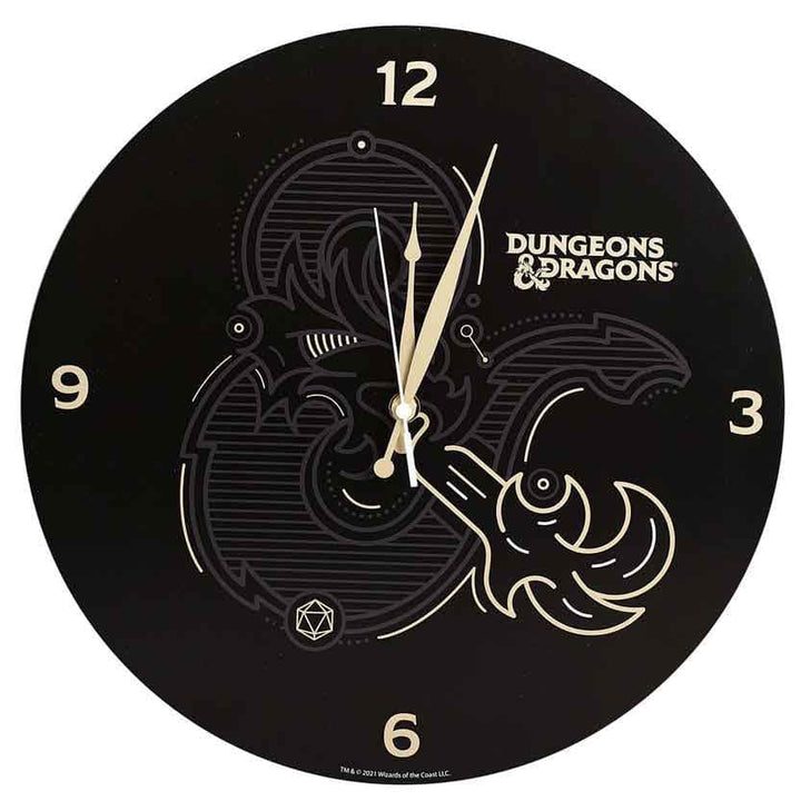 Dungeons & Dragons Wood Wall Clock - Home Decor