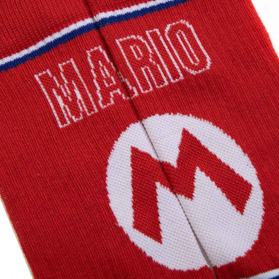 Super Mario Color Blocked Crew Socks