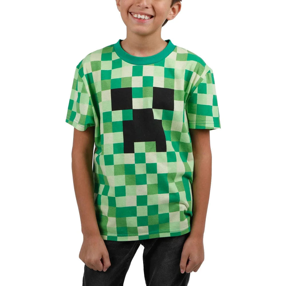 Minecraft Creeper Youth Cosplay Tee - Clothing - Youth