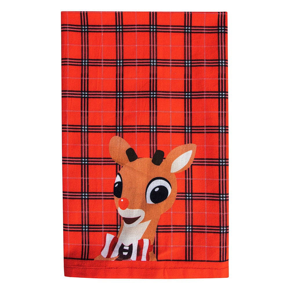 14.5 Rudolph The Red-Nosed Reindeer Tea Towel - Home Decor -
