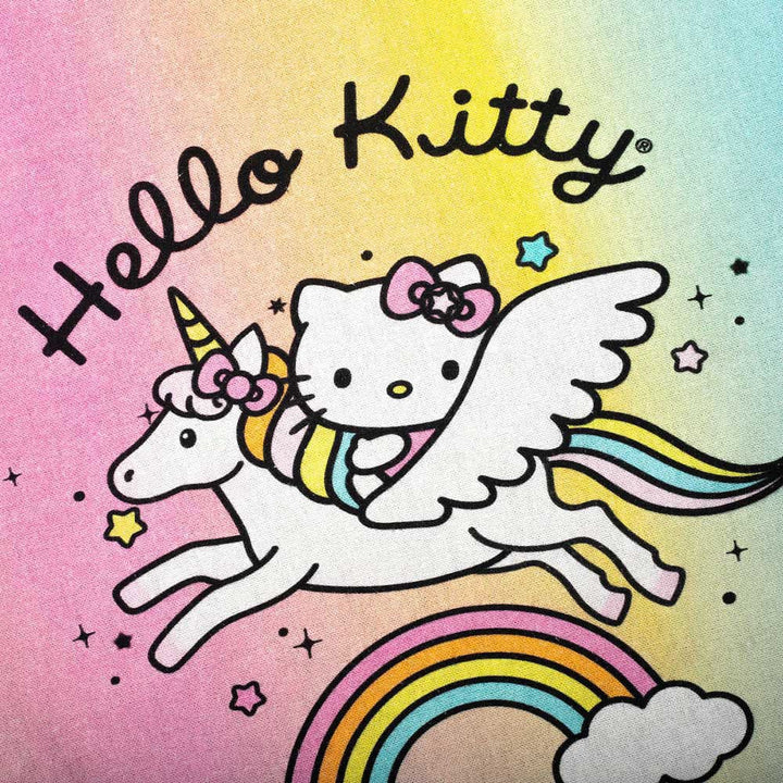 14.5 Hello Kitty Rainbow Unicorn Tea Towel - Home Decor - 