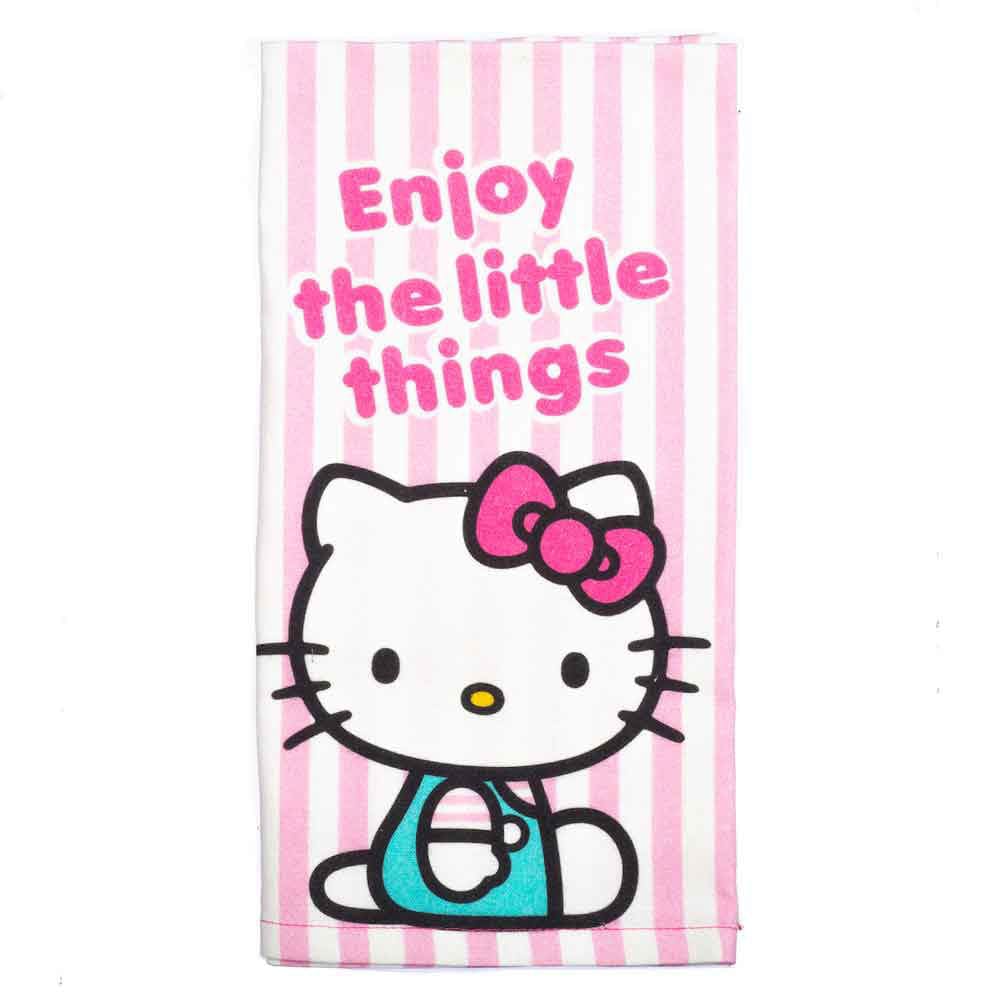 14.5 Hello Kitty Enjoy The Little Things Tea Towel - Home 