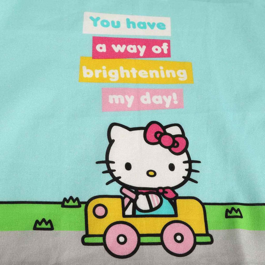 14.5 Hello Kitty Brightening My Day Tea Towel - Home Decor -