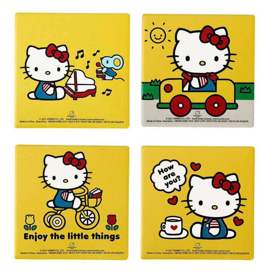 Hello Kitty Enjoy The Little Things Ceramic Coasters (Set of