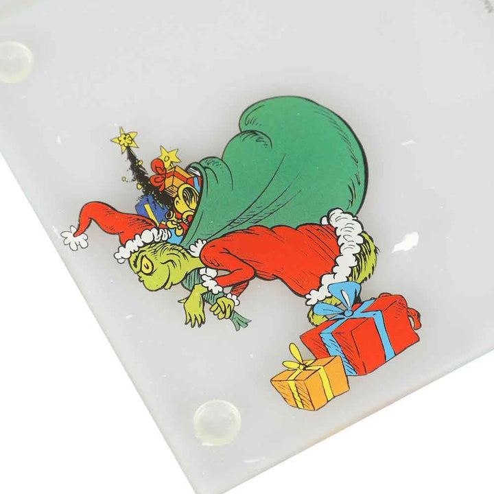 Dr. Seuss The Grinch Stacking Glass Coasters (Set of 4) -