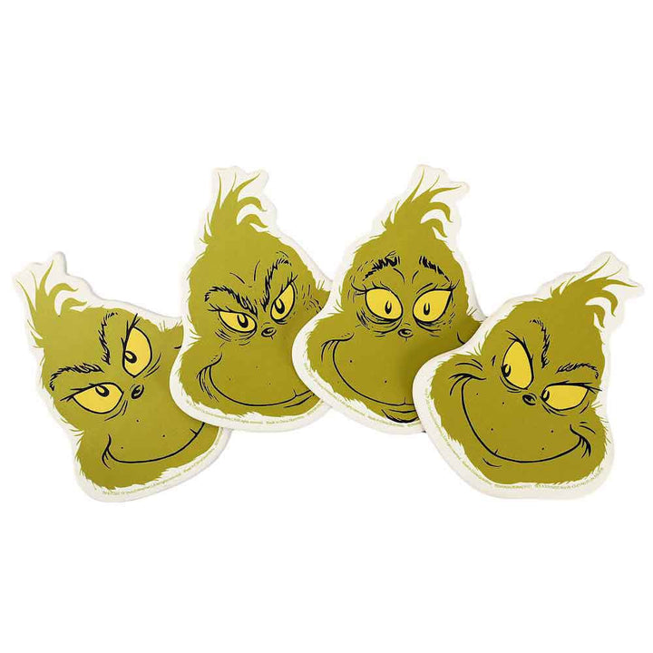 Dr. Seuss The Grinch Ceramic Coasters (Set of 4) - Home 
