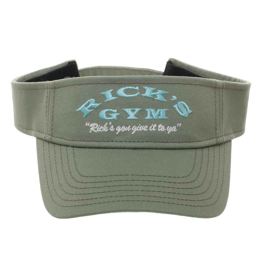 Rick & Morty Rick’s Gym Embroidered Visor - Clothing - Hats