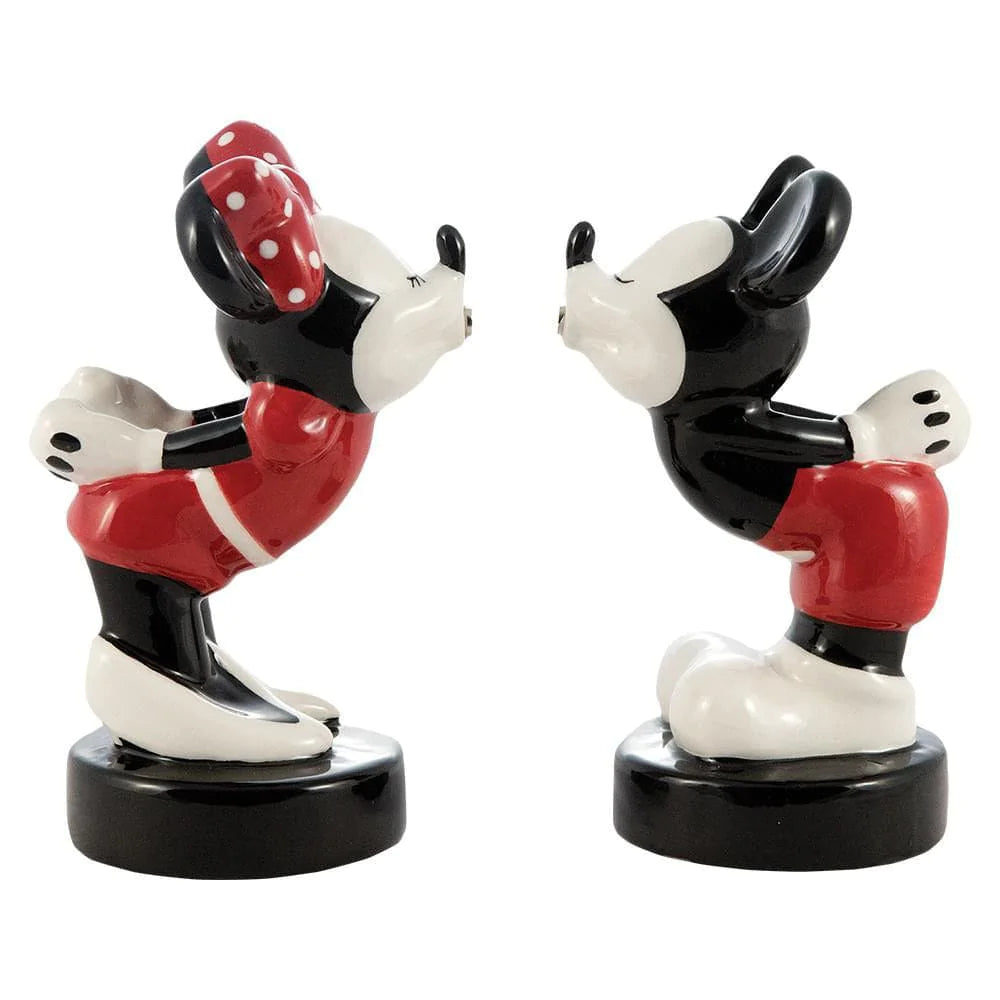 Disney Mickey & Minnie Kissing Sculpted Ceramic Salt &