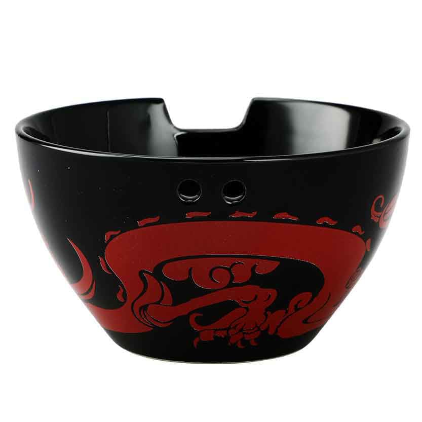 Disney Mulan Red Dragon Ceramic Ramen Bowl With Chopsticks -