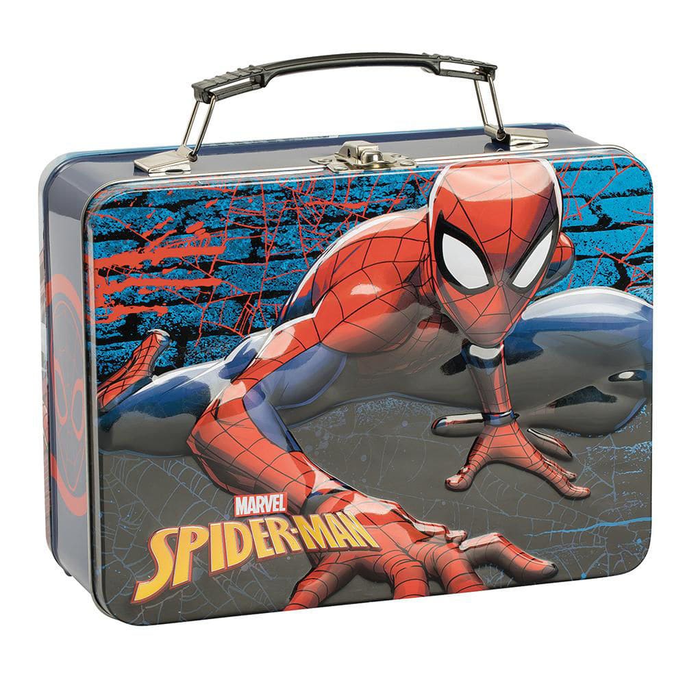 9 Marvel Spider-Man Large Tin Tote - Lunch Box