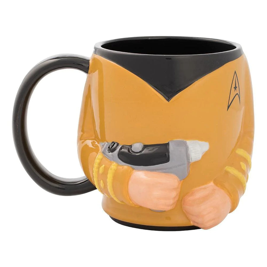 18 oz Star Trek Captain Kirk Sculpted Ceramic Mug - Home 