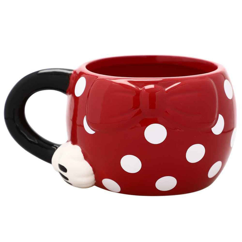 20 oz Disney Minnie Mouse Sculpted Ceramic Mug - Home Decor 