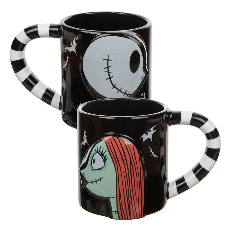 20 oz The Nightmare Before Christmas Jack & Sally Sculpted 