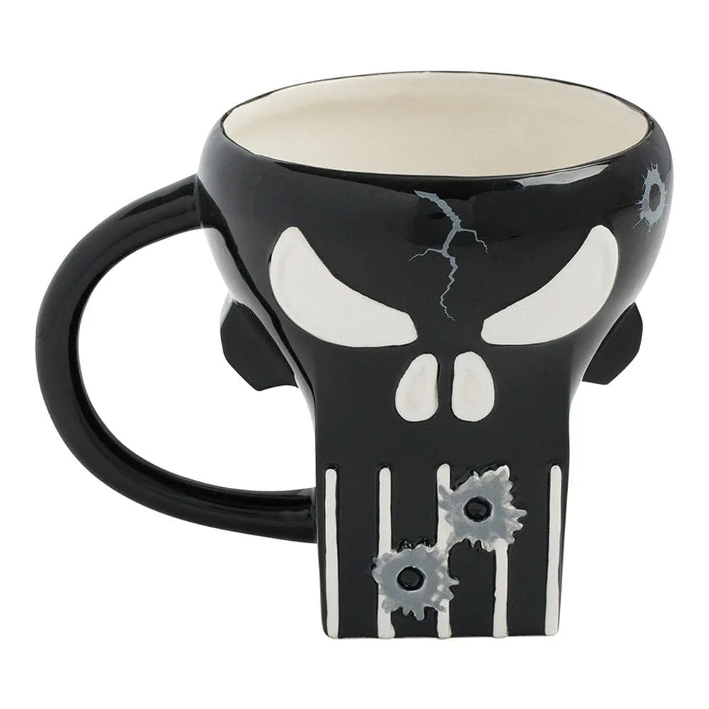 20 oz Marvel Punisher Sculpted Ceramic Mug - Home Decor - 