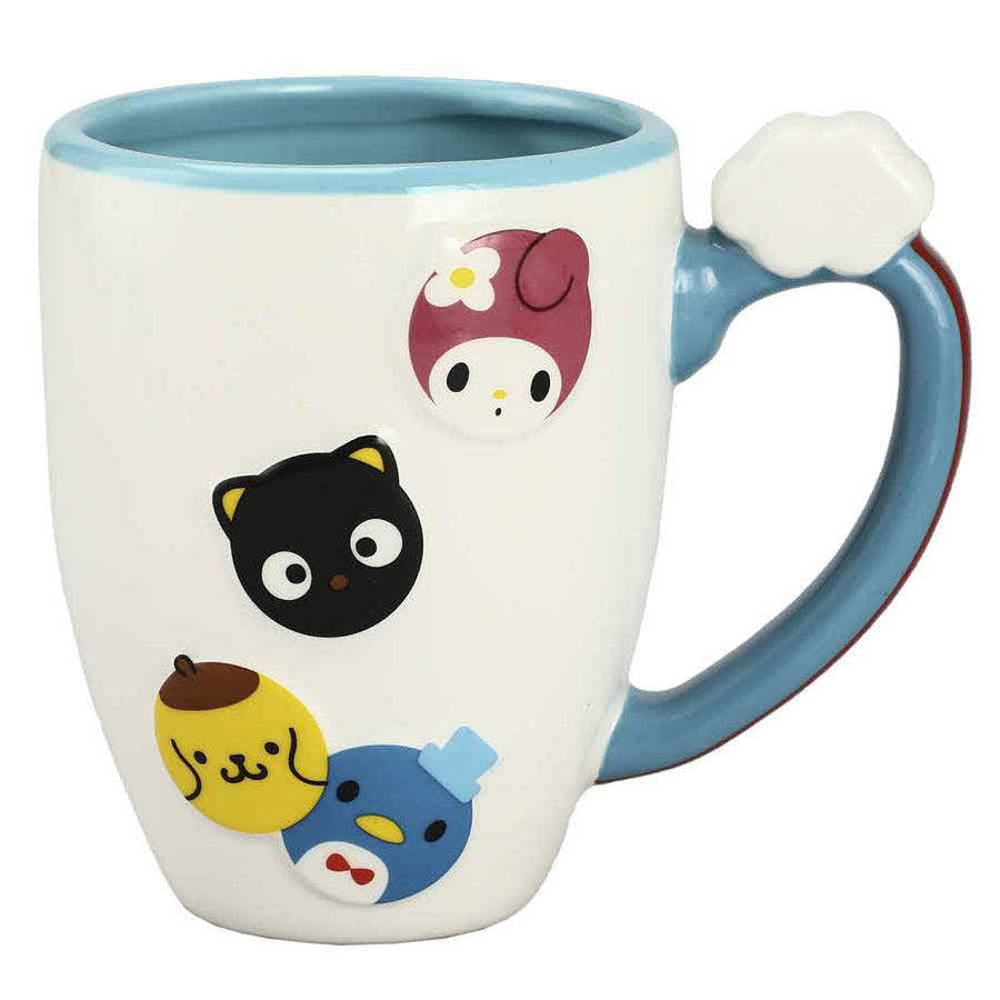 15 oz Hello Kitty Characters Sculpted Ceramic Mug - Home 
