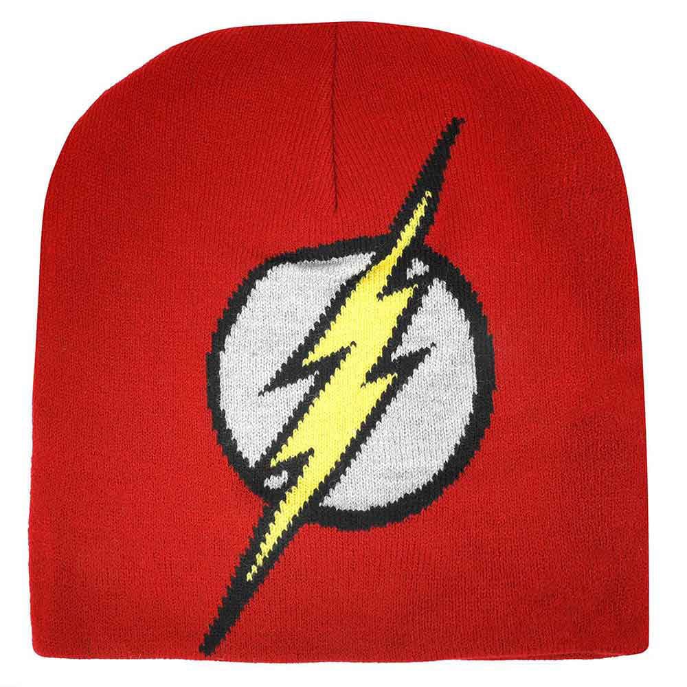 DC Comics Flash Youth Beanie & Gloves Combo - Clothing - 