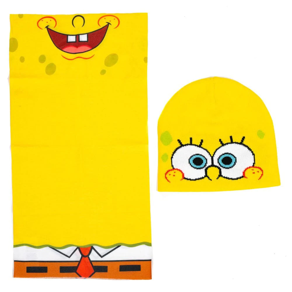 Spongebob Beanie & Gaiter Combo - Clothing - Beanies Scarf