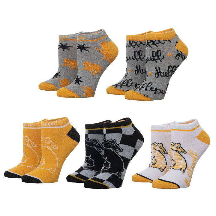 Harry Potter Hufflepuff 5 Pair Ankle Socks - Socks