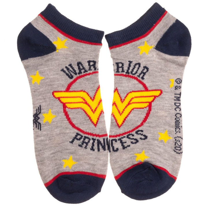 Wonder Woman 5 Pair Ankle Socks - Socks