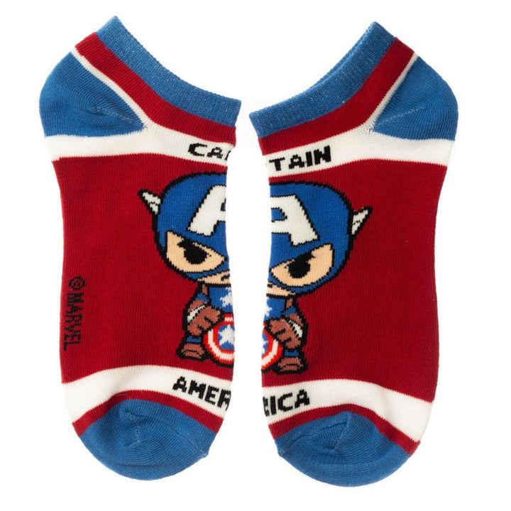 Marvel Chibi Avengers 5 Pair Ankle Socks - Socks