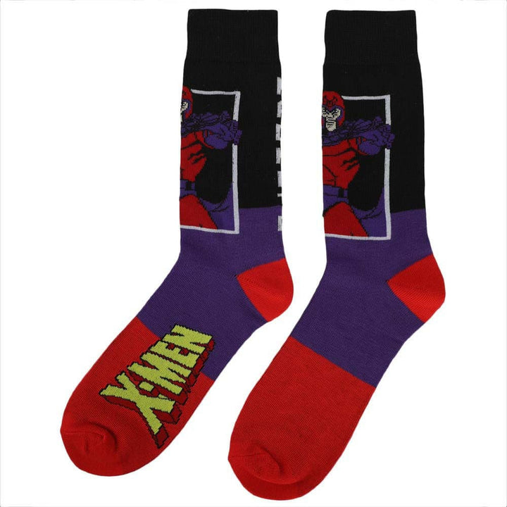 Marvel X-Men Colorblock 5 Pair Crew Socks - Socks
