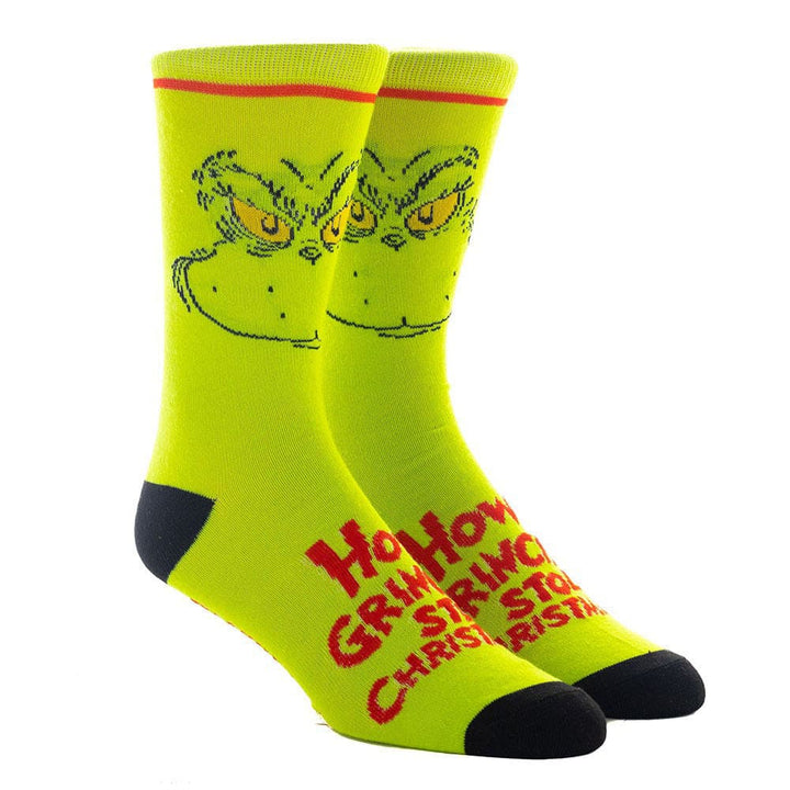 Dr. Seuss The Grinch 3 Pair Crew Socks - Socks