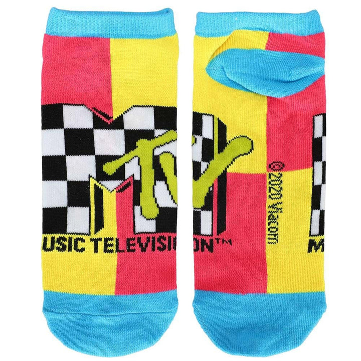 MTV Retro Logo Ankle Socks (Pack of 5) - Socks