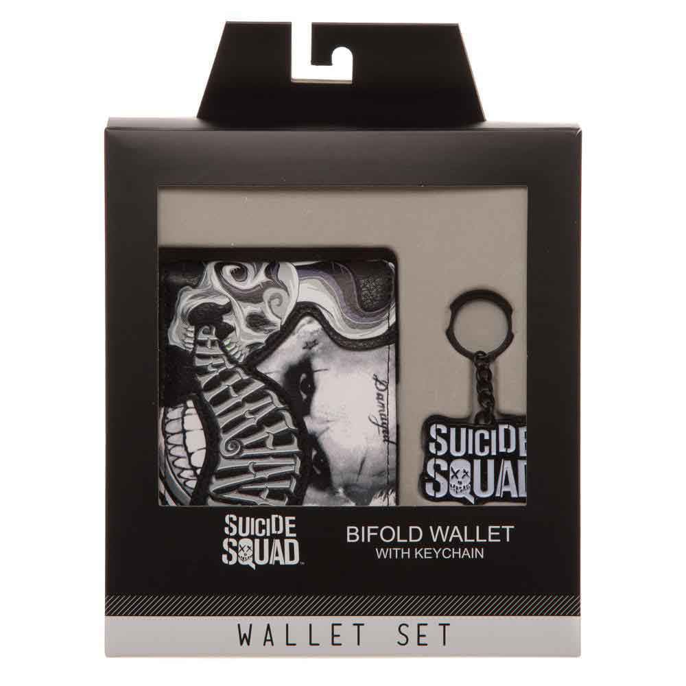 DC Comics Suicide Squad Bi-Fold Wallet & Keychain - Pouches 