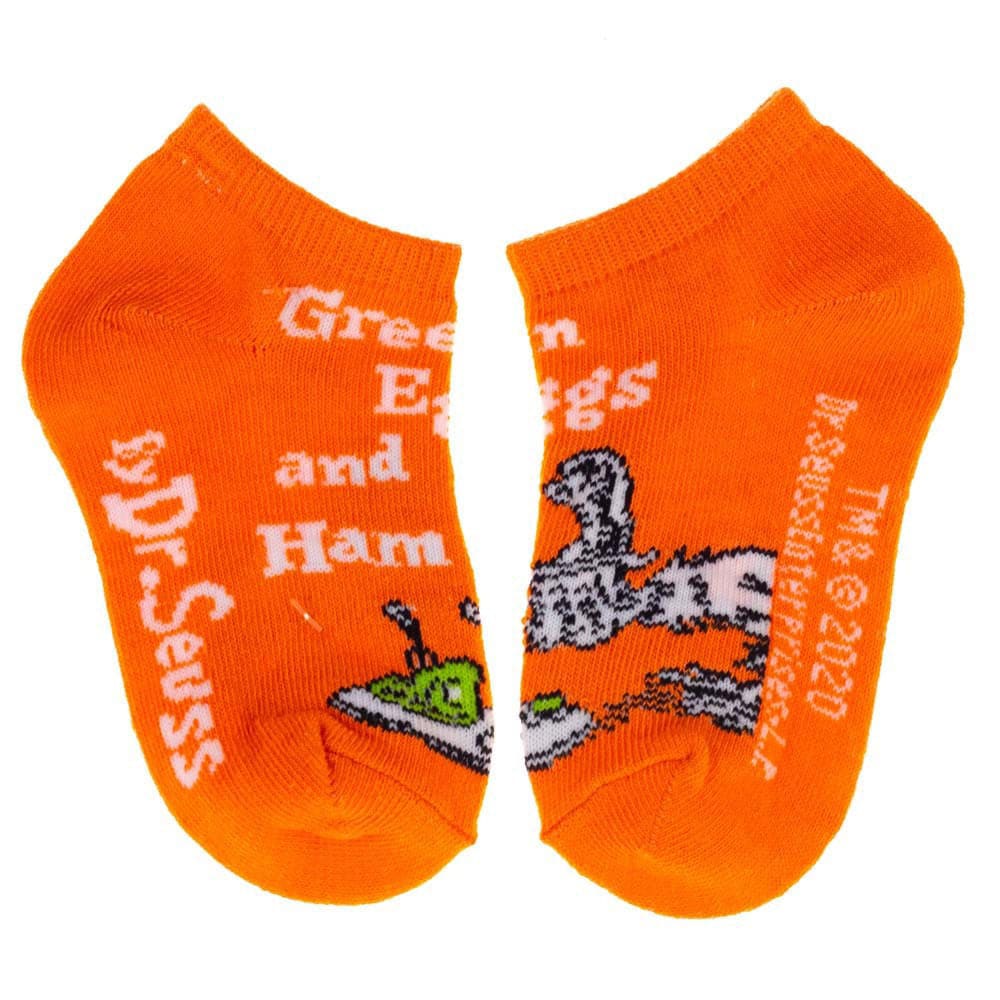Dr. Seuss Book Covers Youth 6 Pack Pack Ankle Socks - Socks