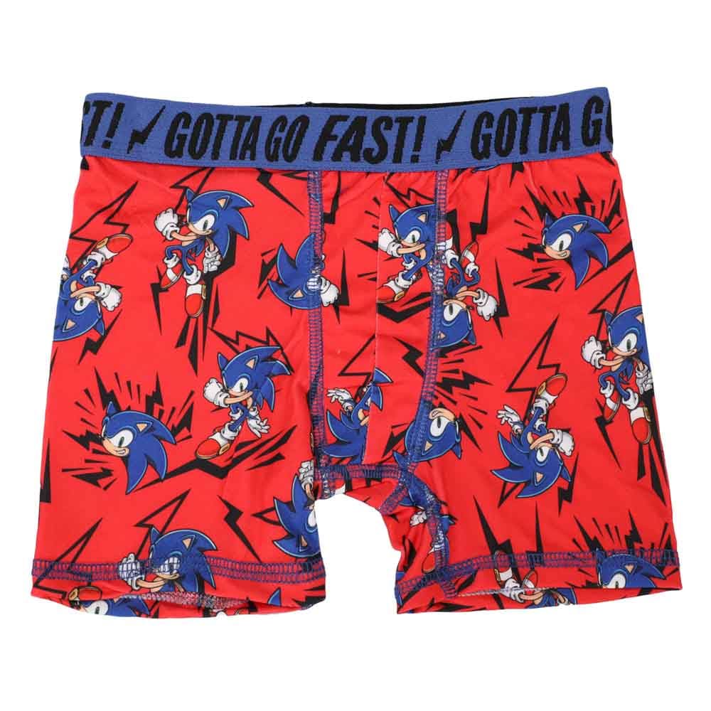 Sonic The Hedgehog Gotta Go Fast Youth Boxer Briefs (Pack of 4