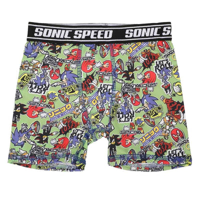 Sonic The Hedgehog Gotta Go Fast Youth Boxer Briefs (Pack