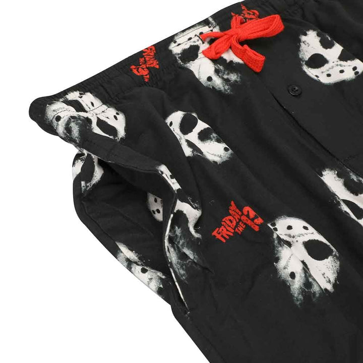 Friday the 13th Jason Mask AOP Sleep Pants - Clothing -