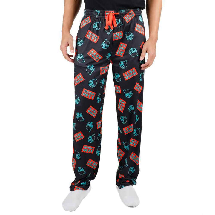 Star Wars Boba Fett Black Sleep Pants - Clothing - Sleepwear