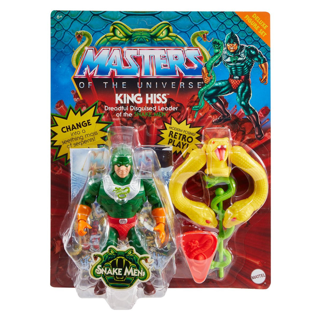 Mattel Collectible - Masters of the Universe Origins Deluxe King Hiss Action Figure (He-Man, MOTU)
