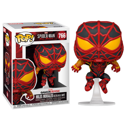 FUNKO POP! Games: Marvel's  Spider-Man Miles Morales Miles (S.T.R.I.K.E. Suit)