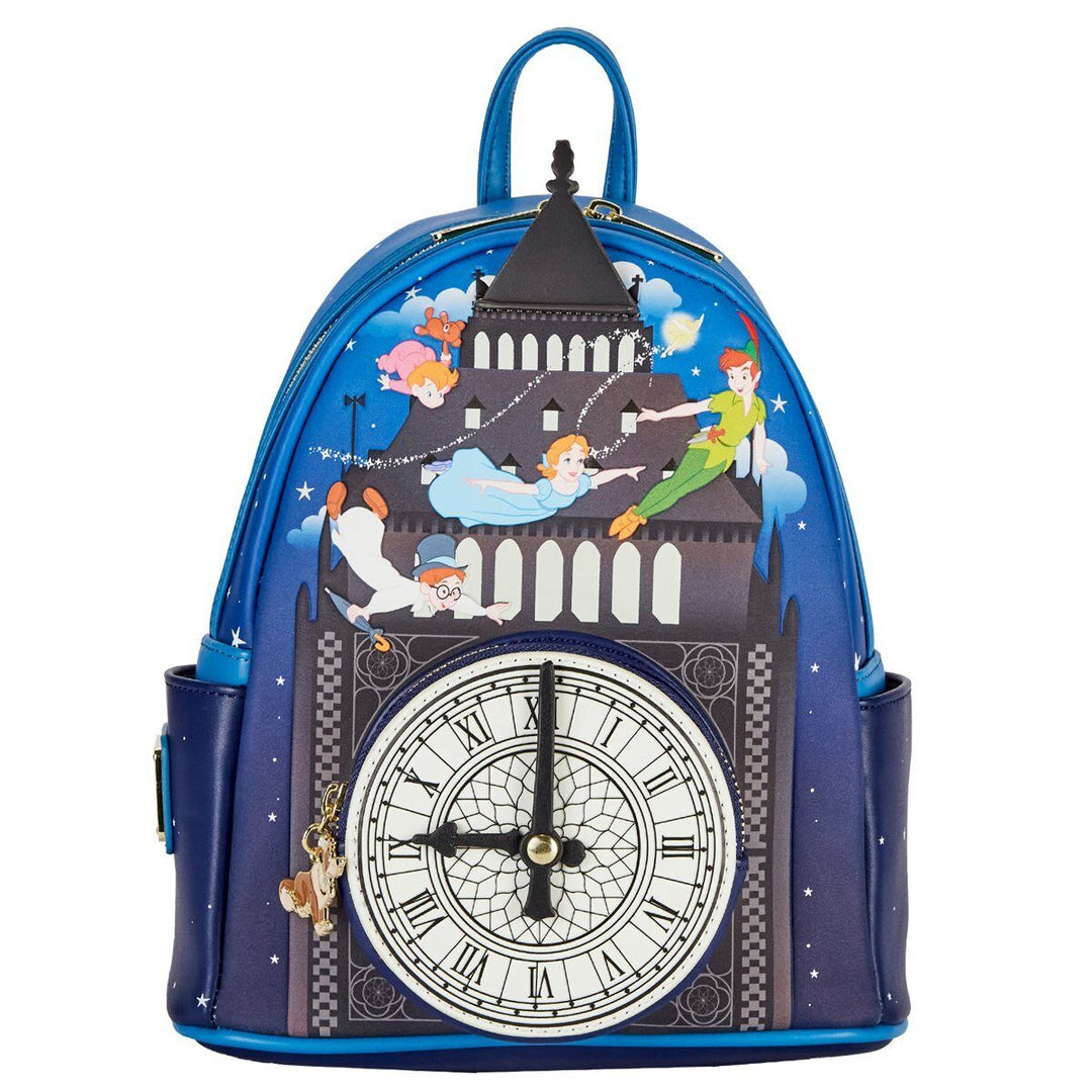 Loungefly Disney: Peter Pan Glow Clock Mini Backpack