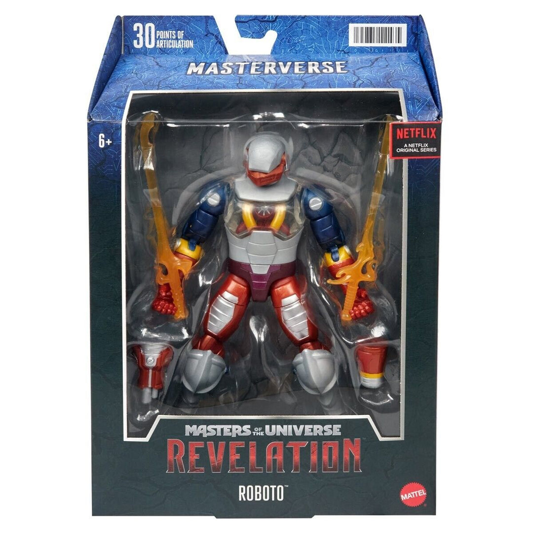 Mattel Collectible - Masters of the Universe Masterverse Roboto Action Figure (He-Man, MOTU)