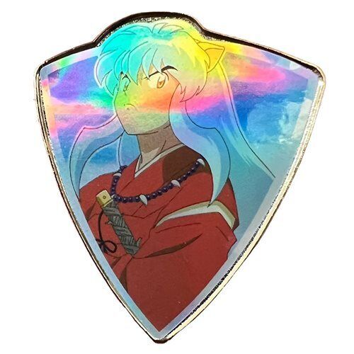 Zen Monkey - Inuyasha Rainbow Holo Foil Crest Pin