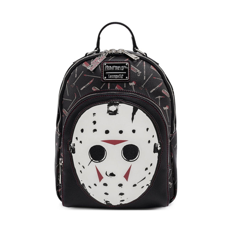 Loungefly Friday the 13th: Jason Mask Mini Backpack